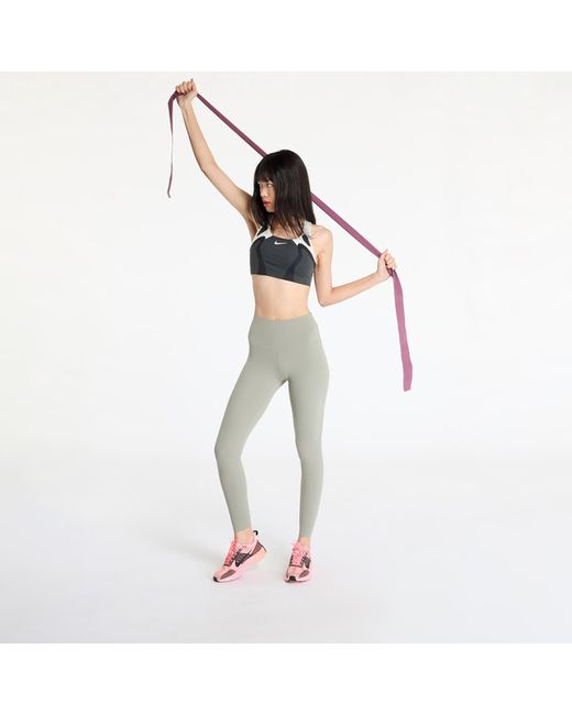 Nike Green Leggins Zenvy Gentle-Support High-Waisted Full-Length Leggings Light Army