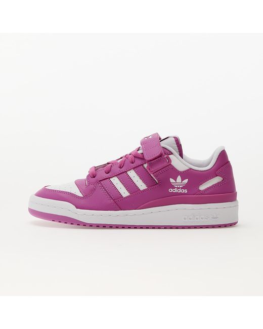 adidas Originals Adidas Forum Low Ftw White/ Semi Purple Lime/ Ftw White  for Men | Lyst