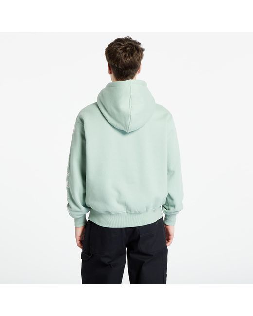 Pleasures Green Oe Zip Up Hooded Sweatshirt Matcha for men