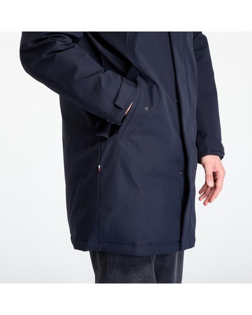 Tommy Hilfiger Blue Jacket Tech Hooded Padded Parka for men