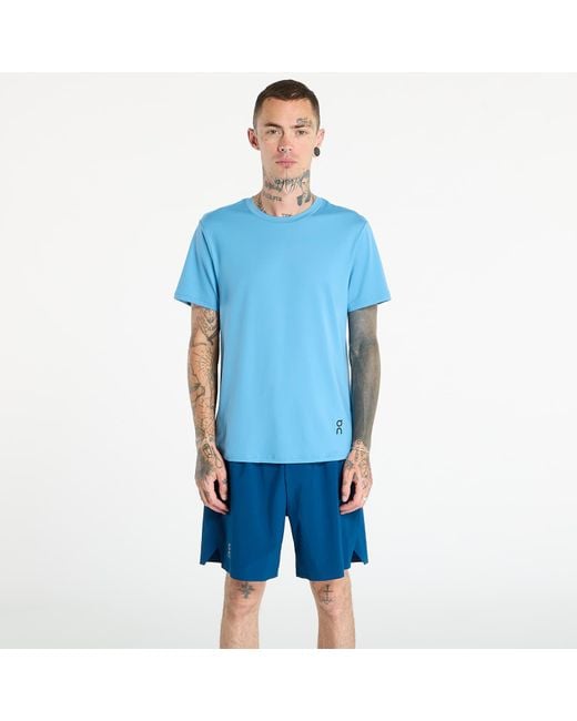 On Shoes Men's Blue T-Shirt Studio Tee