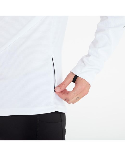 On Shoes White Sweatshirt Climate Zip Hoodie for men