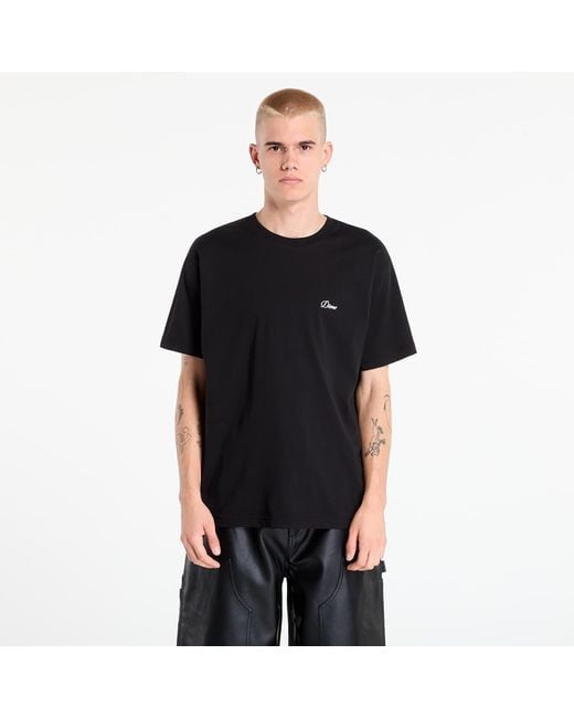 Dime T-Shirt Cursive Small Logo T-Shirt in het Black