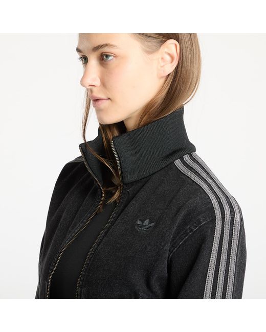 ジャケット (W) Adidas Adicolor Denim Track Top True Indigo Denim ADIDAS Originals Adicolor Denim Track Top For Women (Indigo