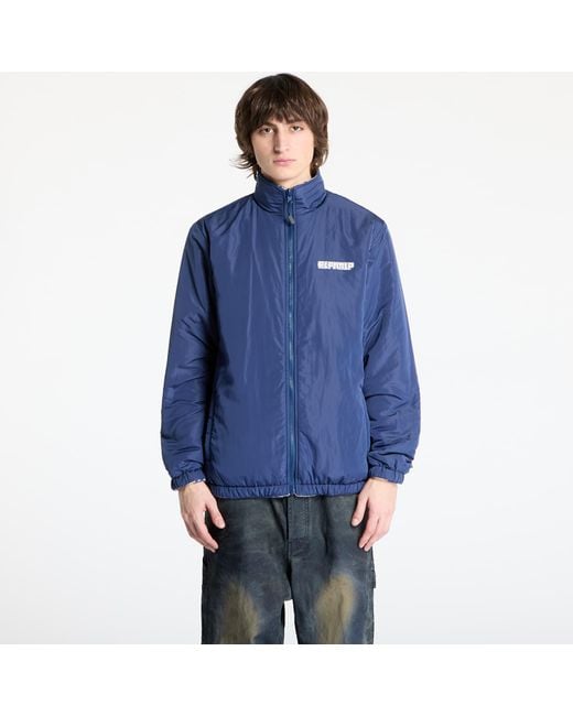 RIPNDIP Blue Jacket Haku Reversible Jacket Off for men