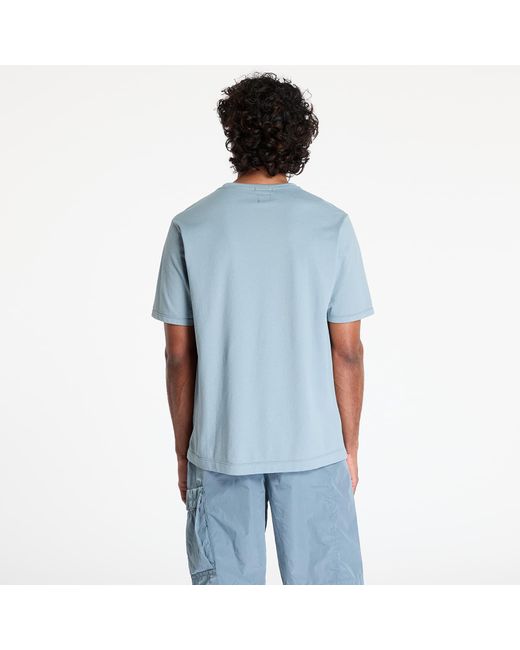 T-shirt tacting piquet embroidery t-shirt xl C P Company pour homme en coloris Blue
