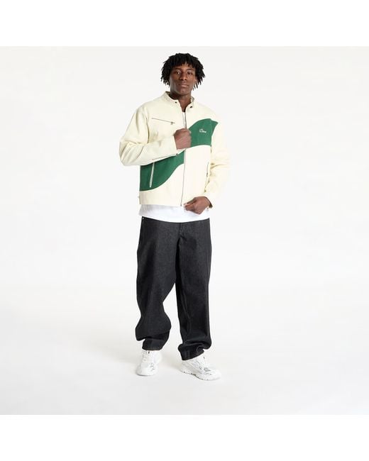 【関税込み】Dime オフホワイト＆グリーン Moto ジャケット Dime Jacket Moto Jacket in Green | Lyst