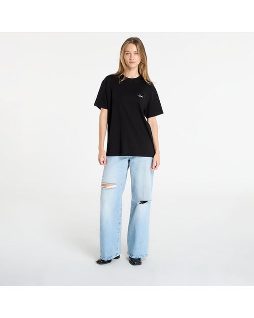Dime T-Shirt Cursive Small Logo T-Shirt in het Black