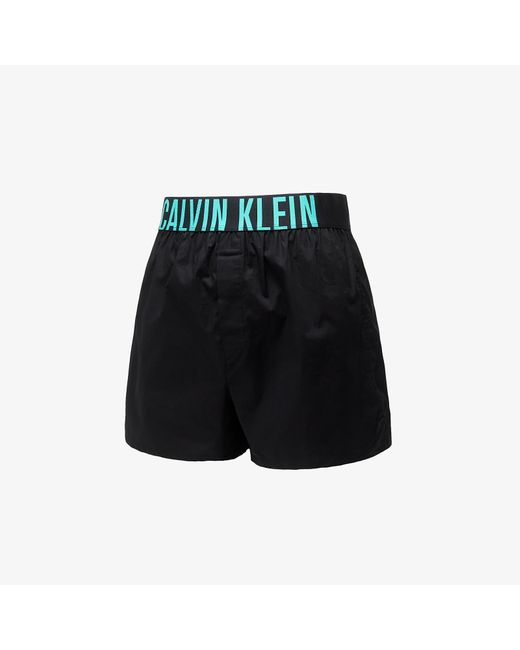 Calvin Klein Black Cotton Stretch Slim Trunks 2-pack for men