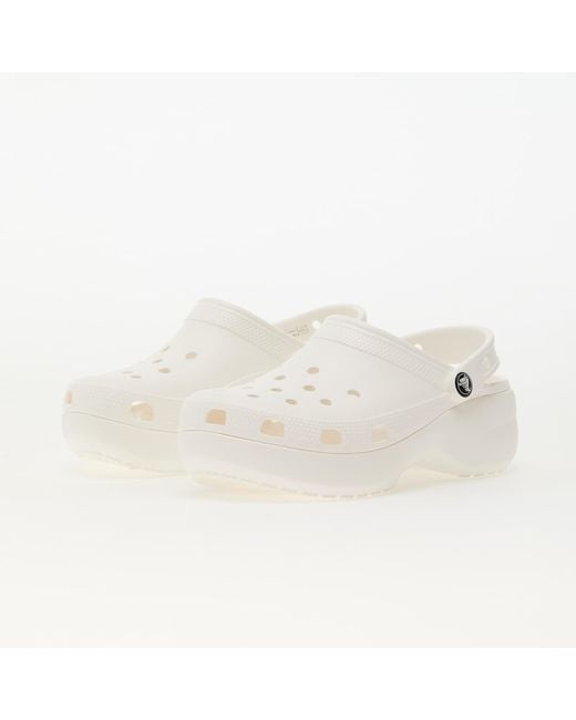 CROCSTM White Sneakers W Classic Platform Clog Eur