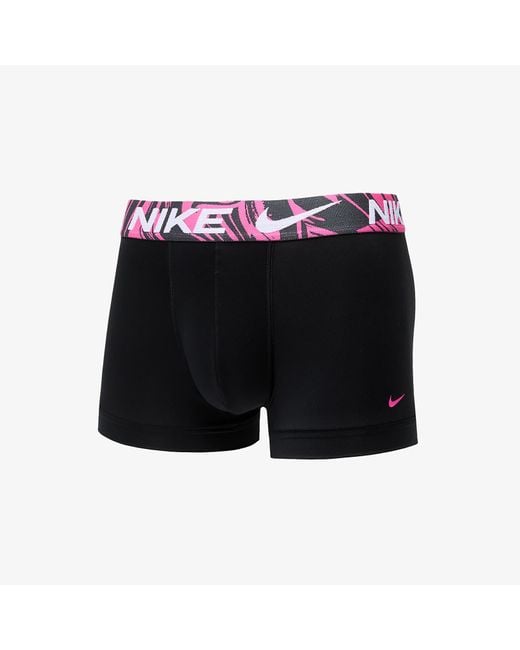 Nike Dri-fit Essential Micro Trunk 3-pack in het Black voor heren