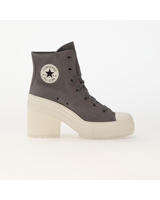 Converse Sneakers Chuck 70 De Luxe Heel Platform Sharkskin/ Egret/ Sharkskin Eur in het Brown
