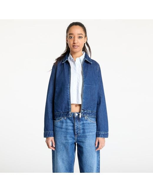 Calvin Klein Blue Jacket Jeans Zip Jacket
