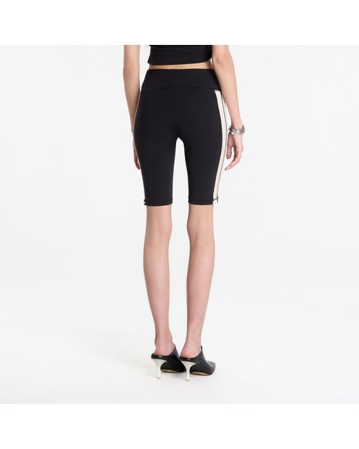 Palm Angels Korte Broek Classic Logo Track Cyclist/ Off in het Blue
