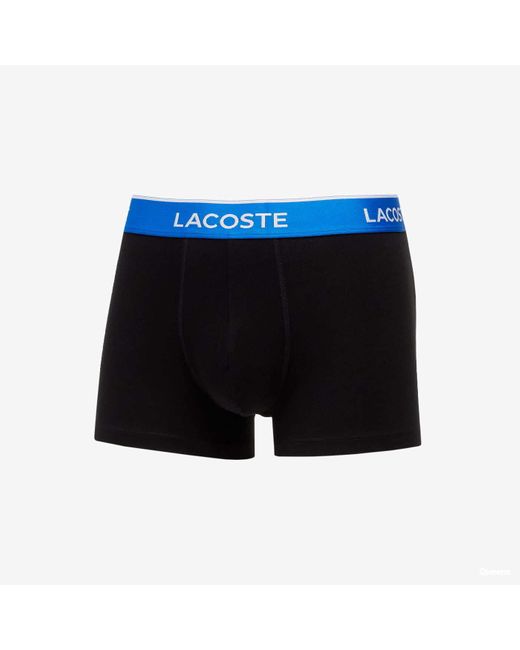 Lacoste Trunk 3-pack Black/ Blue for men