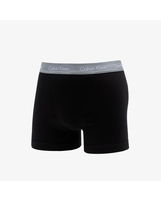Calvin Klein Blue Cotton Stretch Classic Fit Boxers 3-pack for men