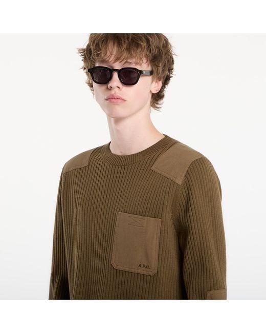 Chandail pull mallarme m A.P.C. pour homme en coloris Brown