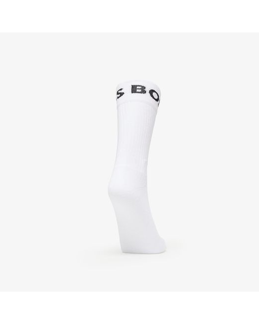Boss Sokken Quarter-Length Socks in het White