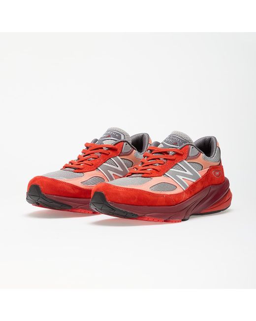 New Balance Red Sneakers 990 V6 Made