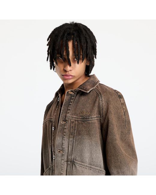 Dime Brown Jacke Denim Jacket