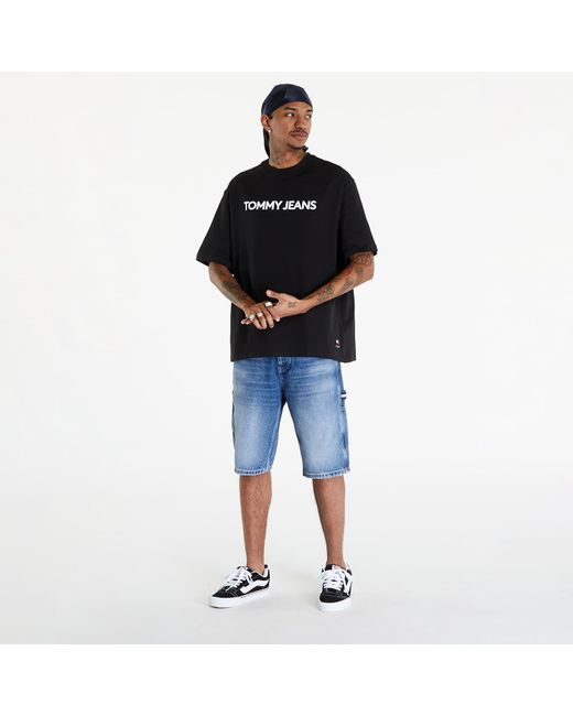 Tommy Hilfiger Black Logo Oversized Fit T-shirt for men