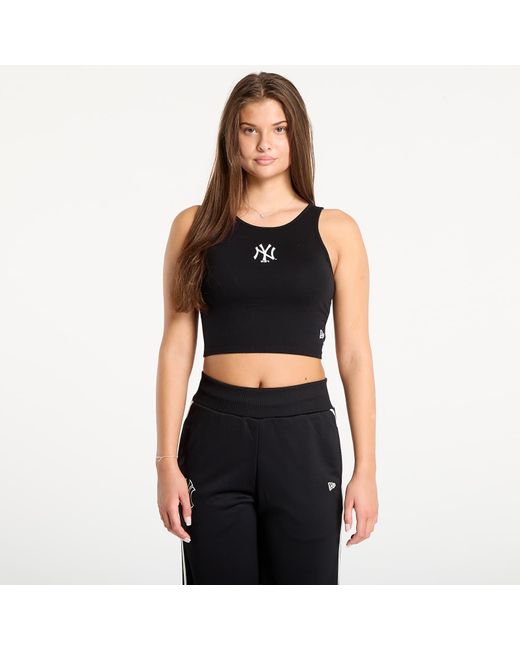 KTZ Black Tank Top Mlb Le Midi Crop New York Yankees