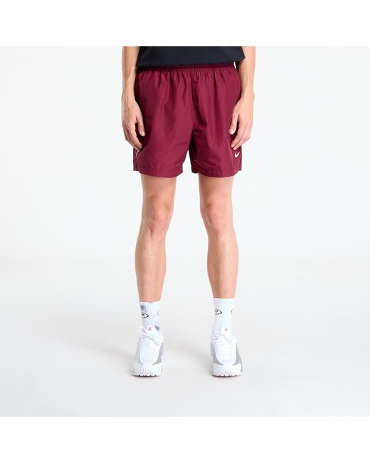 Nike X Nocta Cardinal Nylon Shorts Dark Beetroot/ Adobe/ Citron Tint in het Red voor heren