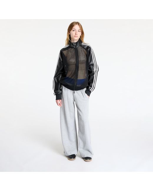 Veste adidas x jeremy scott faux leather mesh track top unisex l Adidas Originals en coloris Black