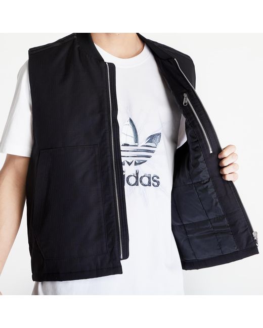 Adidas Originals Blue Premium Essentials+ Vest for men