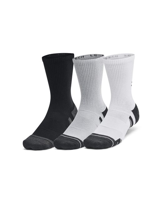 Under Armour Gray Perf Tech 6-Pack Crew Mod/ Mod/ Jet