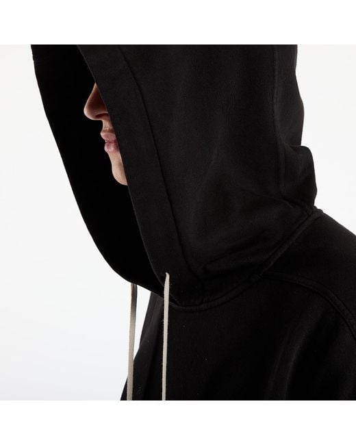 Rick Owens Black Sweatshirt Peter Hoodie/ Pearl for men