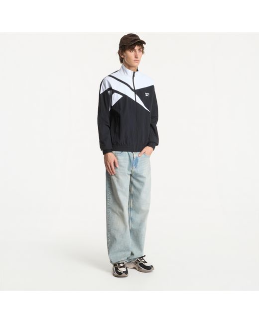 Reebok Jas Vector Track Top in het Black voor heren