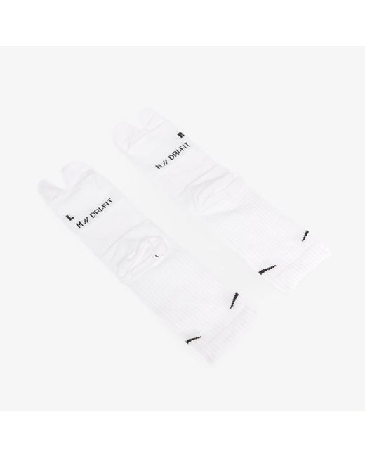 Nike Sokken Everyday Plus Lightweight Crew Split-Toe Socks in het White