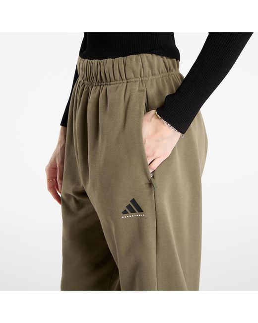 Pantalon de survêtement adidas basketball fleece joggers unisex l Adidas Originals en coloris Green
