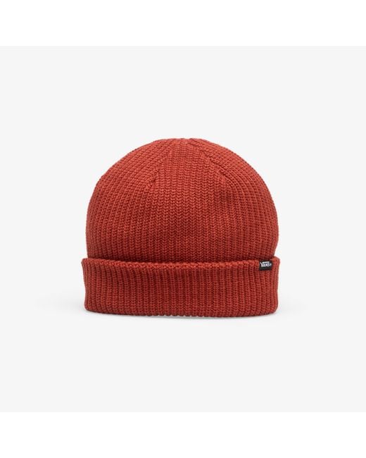 Bonnet core basic cuff beanie universal Vans en coloris Red