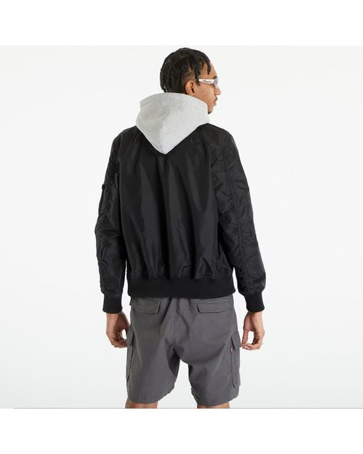 Alpha Industries Jacke Alpha Industries Ma-1 Tt Hood in Black für Herren