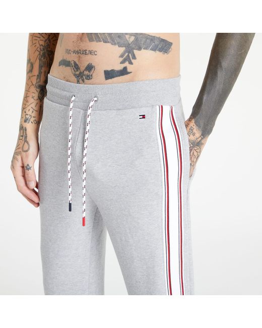 Tommy Hilfiger White Signature Tape joggers Grey for men
