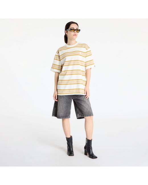 Maglietta One Point Strip Relaxed Fit Tee di A Bathing Ape in White