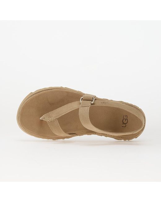Ugg Natural Sneakers W Goldengaze Toe Post