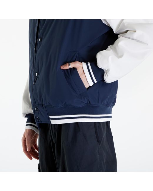 Tommy Hilfiger Blue Colorblock Varsity Jacket for men