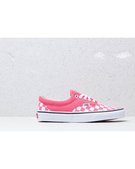 Vans Canvas Era Checkerboard Strawberry Save 40 Lyst