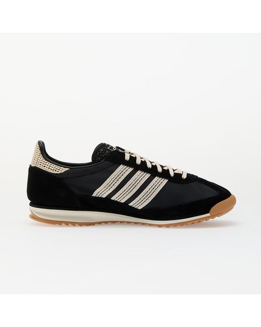Adidas Originals Black Sl 72 Og Sneakers Aus Canvas Mit Besätzen Aus Veloursleder Und Häkelmaterial