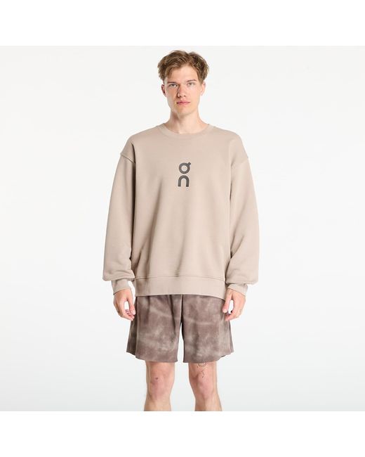On Shoes Sweatshirt Club Crew in Brown für Herren