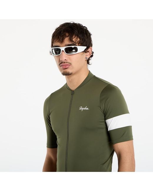 Rapha Jersey Core Jersey Dark in het Green voor heren