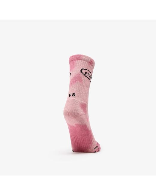 Chaussettes footshop basic crew socks 2-pack 39-42 FTSHP en coloris Pink