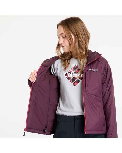 Columbia Purple Jacket Leaf Ii Stretch Insulated Jacket