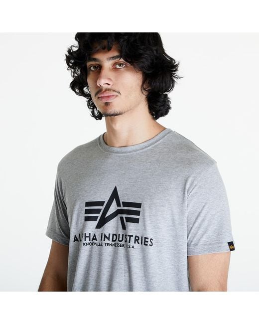Maglietta Alpha Indutrie Baic Tee di Alpha Industries in Blue da Uomo