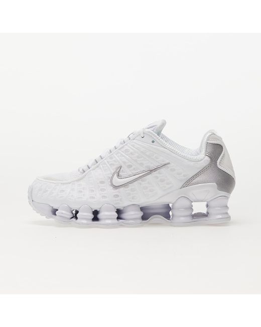 Baskets w shox tl white white metallic silver max orange eur 40.5 Nike Lyst