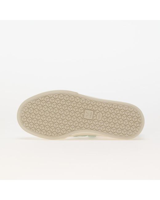 Veja W recife logo chromefree leather extra white/ matcha