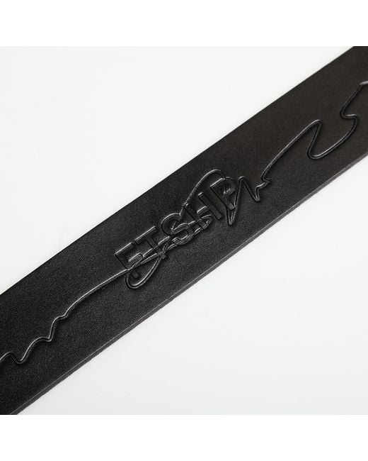 FTSHP Black Leather Belt